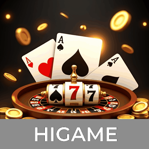 HIGAME: Slots com Jackpot, Mesa de Jogo, Real Dealer - Experiência Imersiva